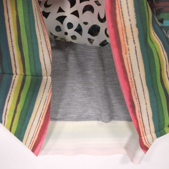 Desigual Women's PHOENIX Multicolored Overlay CutOut Mini Dress Size Medium - Picture 12 of 15